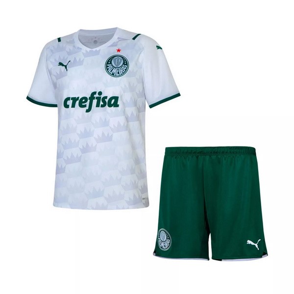 Camiseta Palmeiras Replica Segunda Ropa Niño 2021/22 Blanco